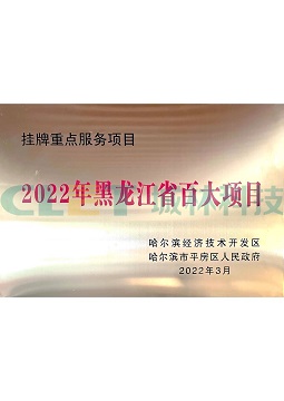 2022年黑龍江省百大項(xiàng)目